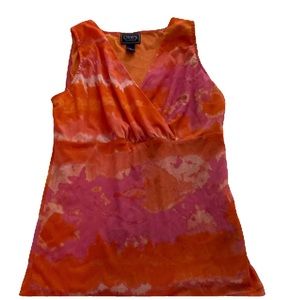 Chaps Sleeveless Top Medium
